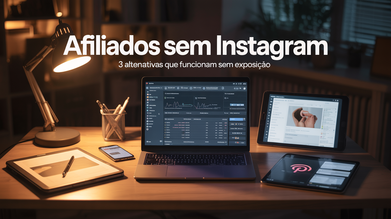 Afiliados sem Instagram: 3 Estratégias Reais para Vender sem Audiência