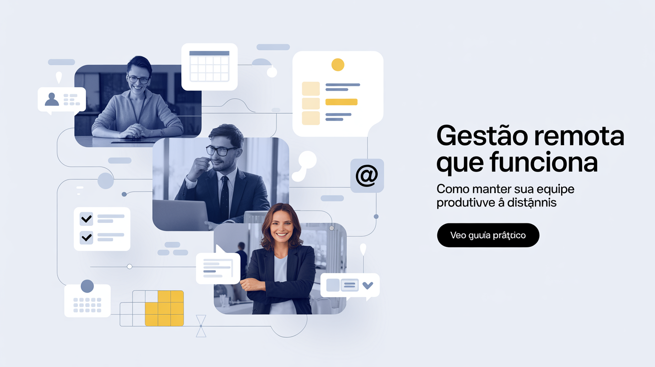 Gestão Remota que Funciona — Como Manter sua Equipe Produtiva à Distância