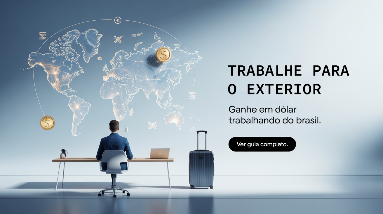 Trabalhe para o Exterior — Guia Prático para Ganhar em Dólar do Brasil