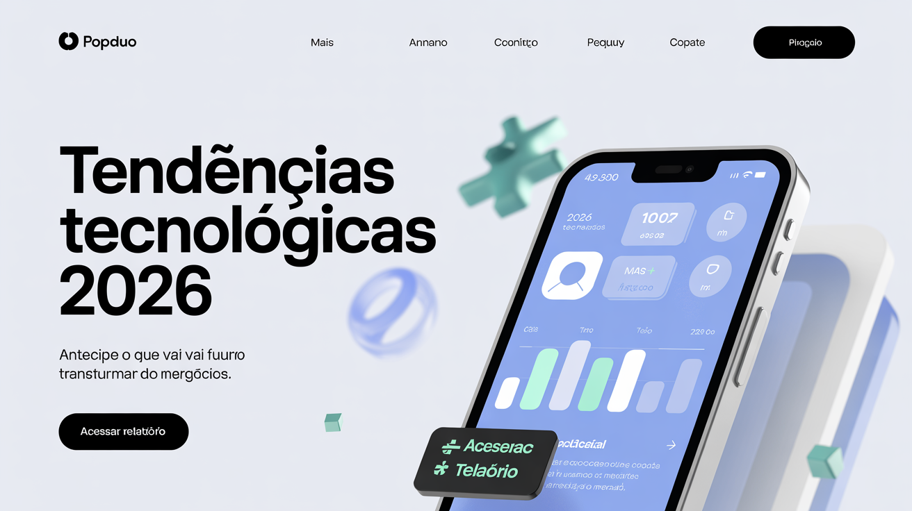 Tendências Tecnológicas 2026 — O Mapa da Inovação para os Próximos Anos