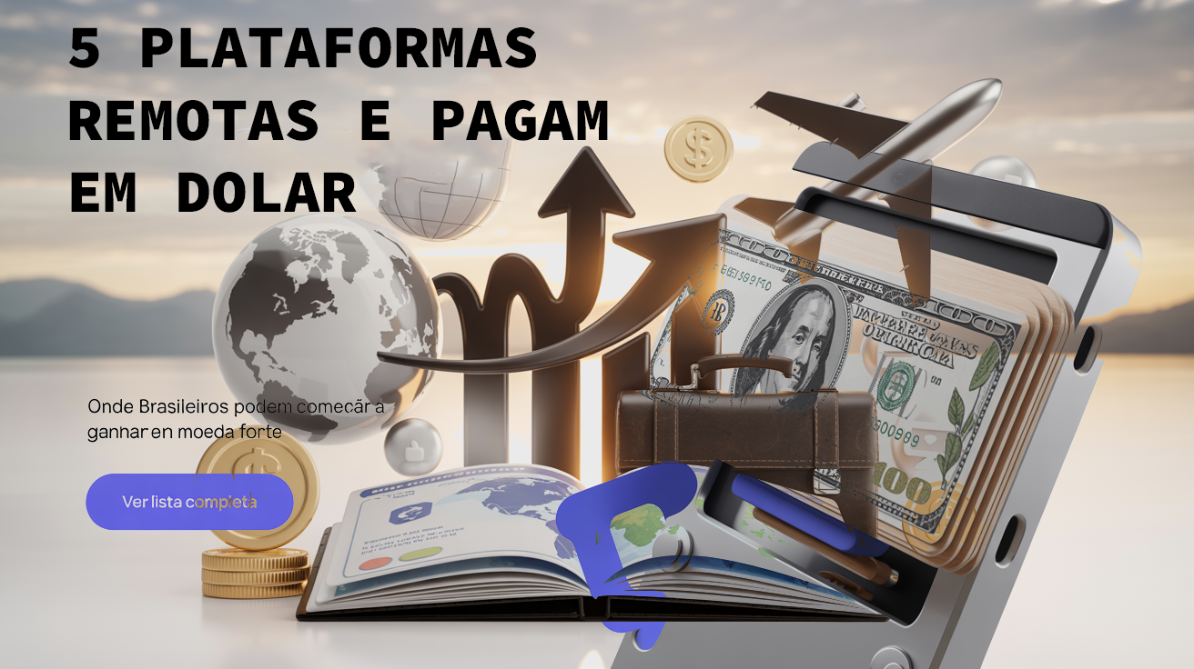 5 Plataformas de Trabalho Remoto que Pagam em Dólar