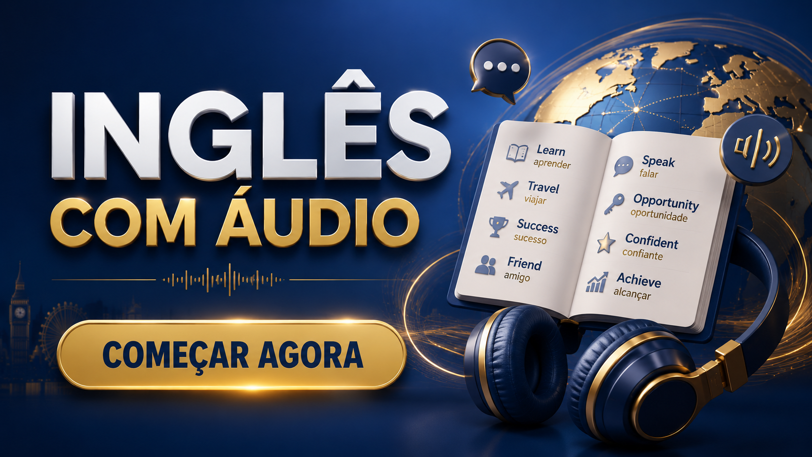 Inglês com Áudio — Curso Completo com Material de Acompanhamento